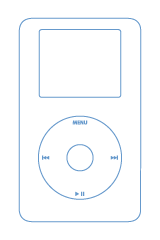第4世代iPod モノクロ液晶モデル