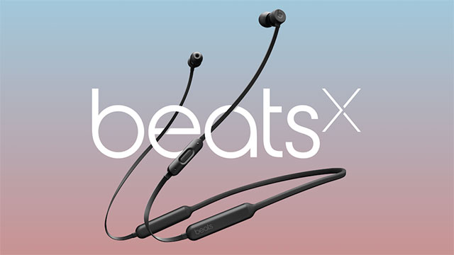 【新製品】Beatsの新しいBluetoothイヤホン「BeatsX」今秋発売。Apple製チップ内蔵で、iPhoneに近づけるだけでペアリング可能