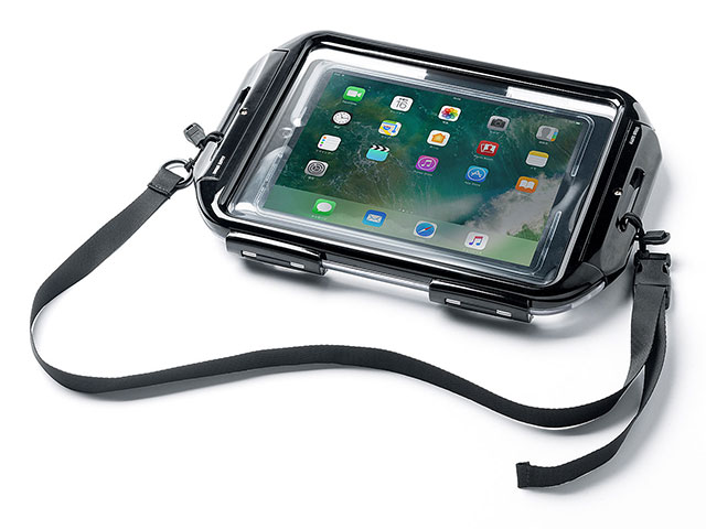 【新製品】iPad mini〜9.7インチiPad Pro対応の、防水・防塵・耐衝撃ケース「サンワサプライ PDA-TABWPHD9」
