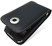 Covertec Luxury Leather Flap Case for iPhone 3G