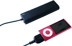 AA battery charger for iPod/iPhone