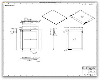 Ipad 2のケース制作者向け寸法図面pdf公開 Iをありがとう