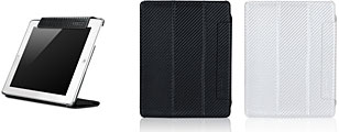 CarbonLOOK with Front cover for iPad (第3世代)/iPad 2