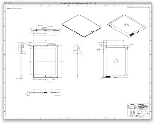 新しいipadのケース制作者向け寸法図面pdf公開 Iをありがとう