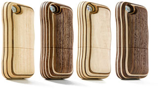 Real Wood Case for iPhone 4S/4 無垢積層