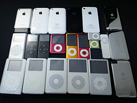 歴代iPod/iPhone