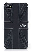 MINI Union Jack PU Leather Case for iPhone 4S/4
