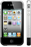 SPIGEN SGP iPhone4/4S ケース リニア EX MIX & MATCH [シルバー・ブラック]（渋谷モデル）