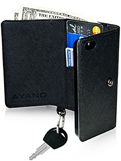 Ayano Shadow iPhone 5 compatible Black wallet