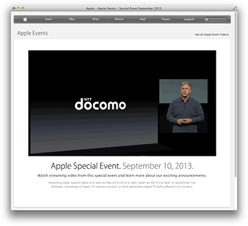 Apple - Apple Events - Special Event September 2013
