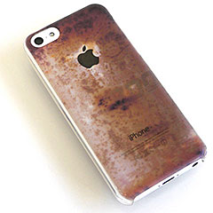 新製品ニュース Iphone 5cが錆びたように見える 錆の写真をプリントしたクリアケース Iをありがとう