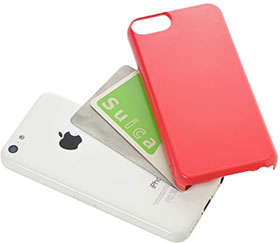 アベニューディー ICカードジャケット for iPhone 5c