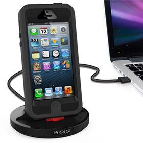 Kidigi Rugged Case Compatible クレードル for iPhone 5s/5c/5/iPod touch(5th gen.)