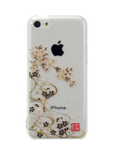 和彩美「ふるる」iPhone 5c用堅装飾カバー透
