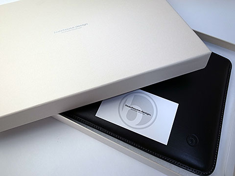 バズハウスデザイン ハンドメイドレザーケース for iPad Air