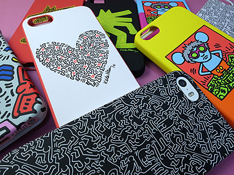 GRAPHT Keith Haring Collection Bezel Case for iPhone 5s/5 with Earphones