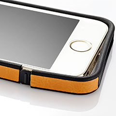 Simplism Leather Finish Bumper for iPhone 5s/5
