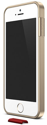 ThinEdge frame case for iPhone 5/5s マット・シャンパン・ゴールド