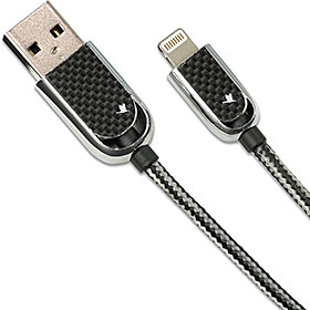 Deff monCarbone Cobra USB Cable with Carbon Fiber Lightning Connector