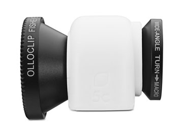 olloclip 3-IN-ONE フォトレンズ for iPhone 5c (Black/White)