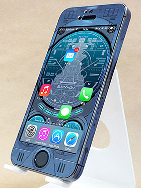 新製品ニュース 宇宙戦艦ヤマト2199原画展の会場限定販売の Iphone 5 5s用デザインシール シンクロスキン Iをありがとう