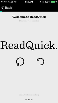 ReadQuick - Speed Reader for iOS