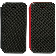 Deff GENUINE LEATHER & CARBON FIBER CASE for iPhone 5/5s