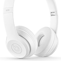 Beats by Dr. Dre Solo2 Matte White オンイヤーヘッドフォン