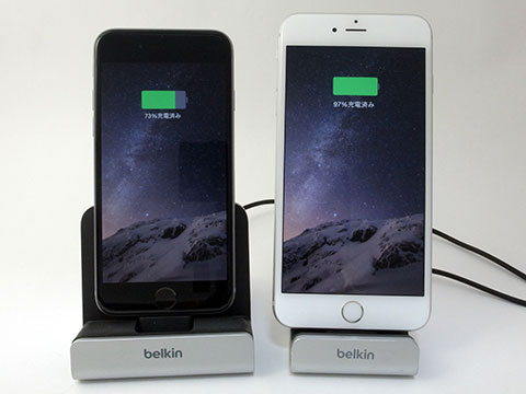 BELKIN Charge + Sync DockとExpress Dock for iPadを、iPhone 6/6 Plusで使う