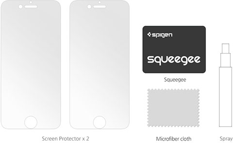 Spigen シュタインハイル フレックス HD スクリーンプロテクター for iPhone 6/6 Plus