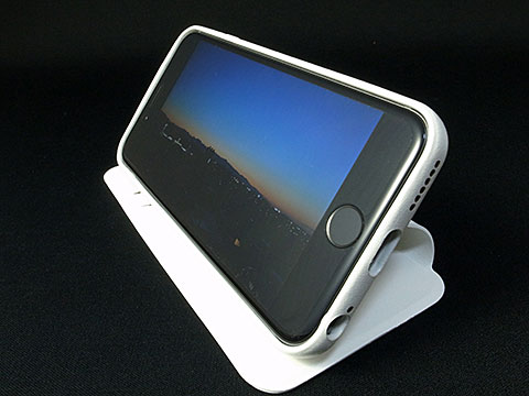 ミヤビックス PU レザーケース スタンド機能付き for iPhone 6