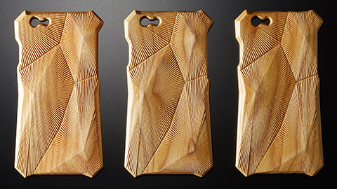 Enhanced Acoustic Wooden Case for iPhone 6 -Hibiki-