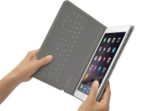 iPad Air/Air2 用 カバー＆キーボード Bookey smart