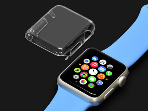 Apple Watch 全面クリアカバー CubCell カブセル