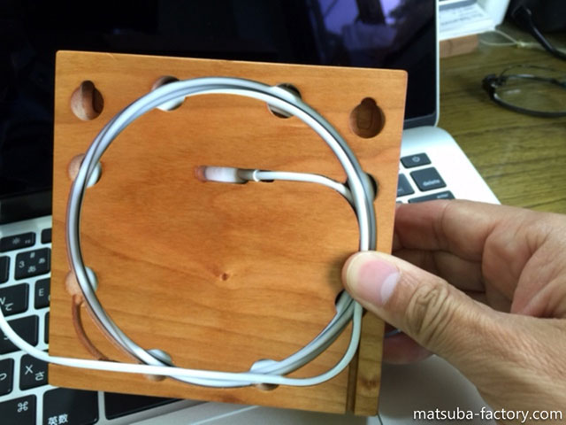 松葉製作所 木製Apple Watch充電台