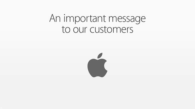 Customer Letter - Apple