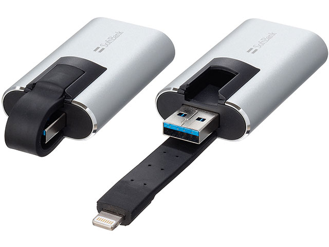 SoftBank SELECTION memory keeper microSD カードリーダー＆ライター for iPhone/iPad