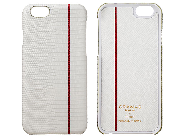 GRAMAS Meister Back Cover Leather Case White Rizard MI8116 for iPhone 6s / iPhone 6