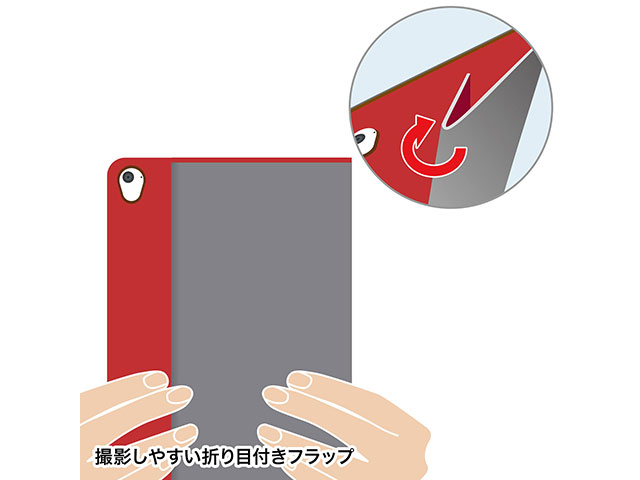 9.7インチiPad Pro用スリムフラップケース PDA-IPAD97