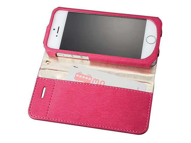 GRAMAS FEMME "Colo" Flap Leather Case FLC226 for iPhone SE / 5s / 5