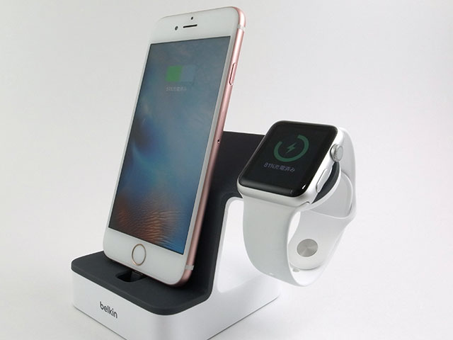 ベルキン PowerHouse Charge Dock for Apple Watch + iPhone