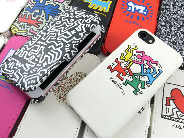 Keith Haring Collection PU Case/Flip Cover for iPhone 7