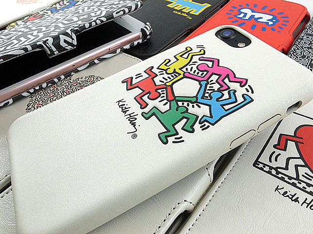 Keith Haring Collection PU Case/Flip Cover for iPhone 7