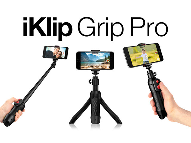 新製品】自撮り棒や三脚にもなる、1台4役のiPhone用撮影グリップ「IK Multimedia iKlip Grip Pro多機能カメラスタンド」  - iをありがとう