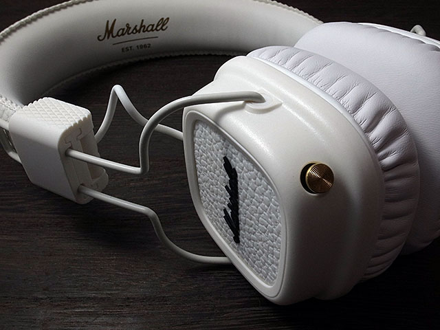 マーシャル Marshall ヘッドホン 白