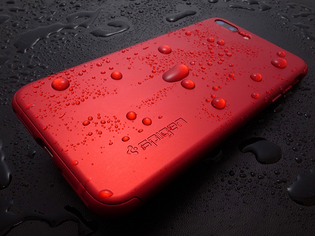iPhone 7 Plusケース Spigenシンフィット360（エアーフィット360）レッド