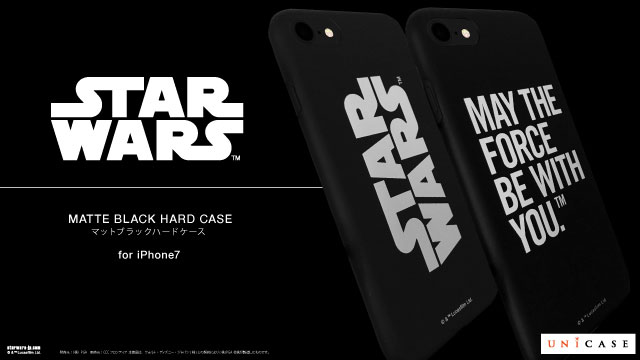 UNiCASE STAR WARS / MATTE BLACK HARD CASE for iPhone 7