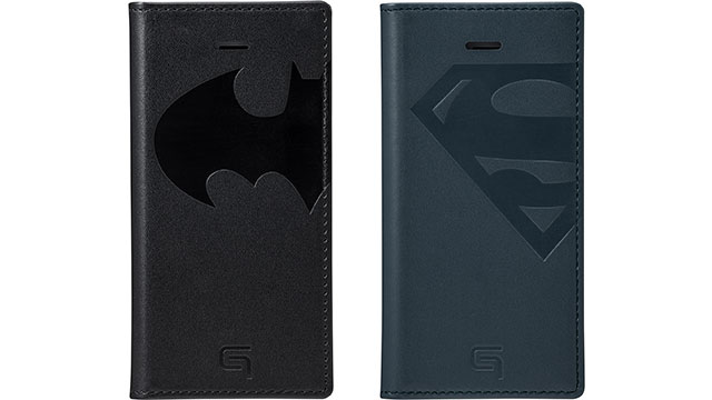 GRAMAS Full Leather Case for iPhone 7 BATMAN SUPERMAN