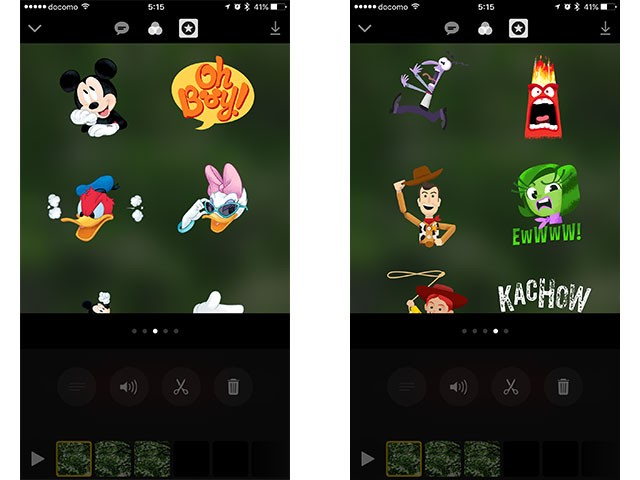 アップデート Appleのビデオ編集アプリ Clips で ディズニー ピクサーのキャラクターが使用可能に アイアリ