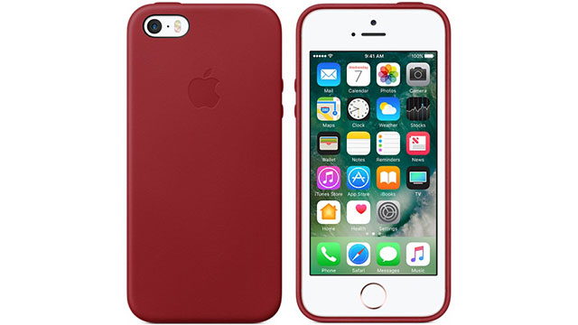 新製品】「iPhone SEレザーケース – (PRODUCT)RED」のカラーが 